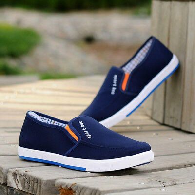 Mocasines Casuales De Lona Para Hombre Con Suela Antideslizante Suave Para Caminar