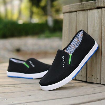 Mocasines Casuales De Lona Para Hombre Con Suela Antideslizante Suave Para Caminar