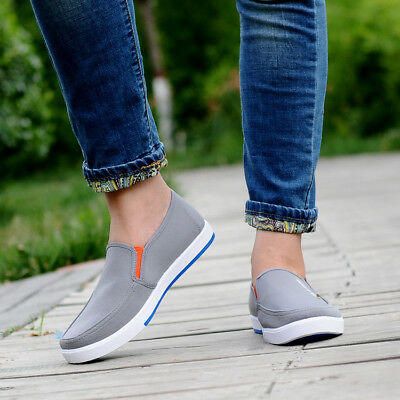 Mocasines Casuales De Lona Para Hombre Con Suela Antideslizante Suave Para Caminar