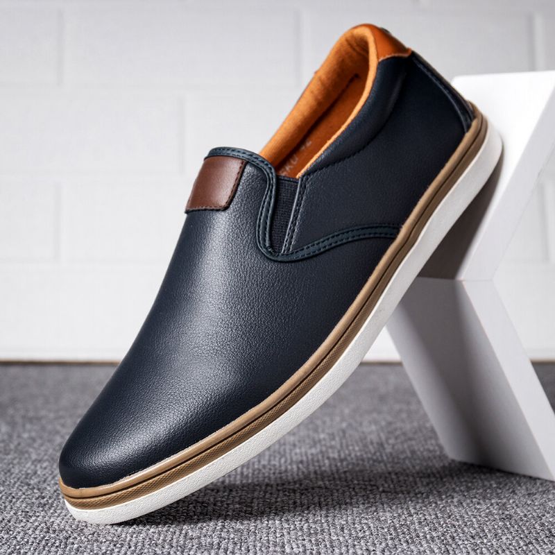 Mocasines De Negocios Informales Con Suela Suave Retro Para Hombre