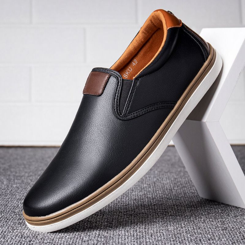 Mocasines De Negocios Informales Con Suela Suave Retro Para Hombre