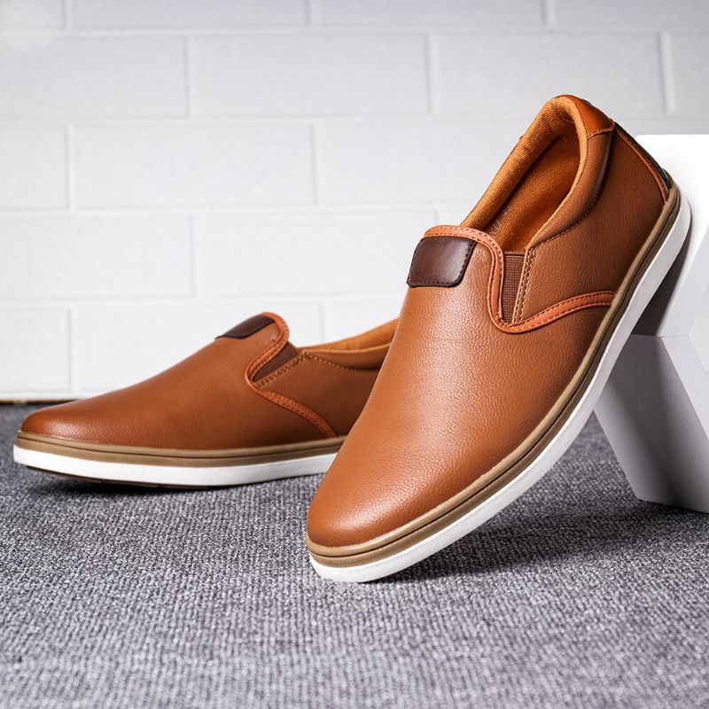 Mocasines De Negocios Informales Con Suela Suave Retro Para Hombre