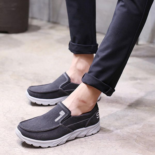 Zapatillas De Deporte Sin Cordones Casuales Y Cómodas De Gran Tamaño Para Hombres