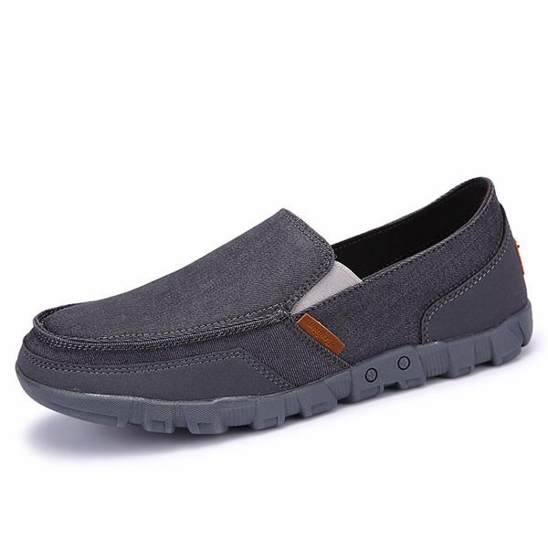 Zapatos Casuales De Lona Para Hombre En Pisos Al Aire Libre Suaves Y Transpirables