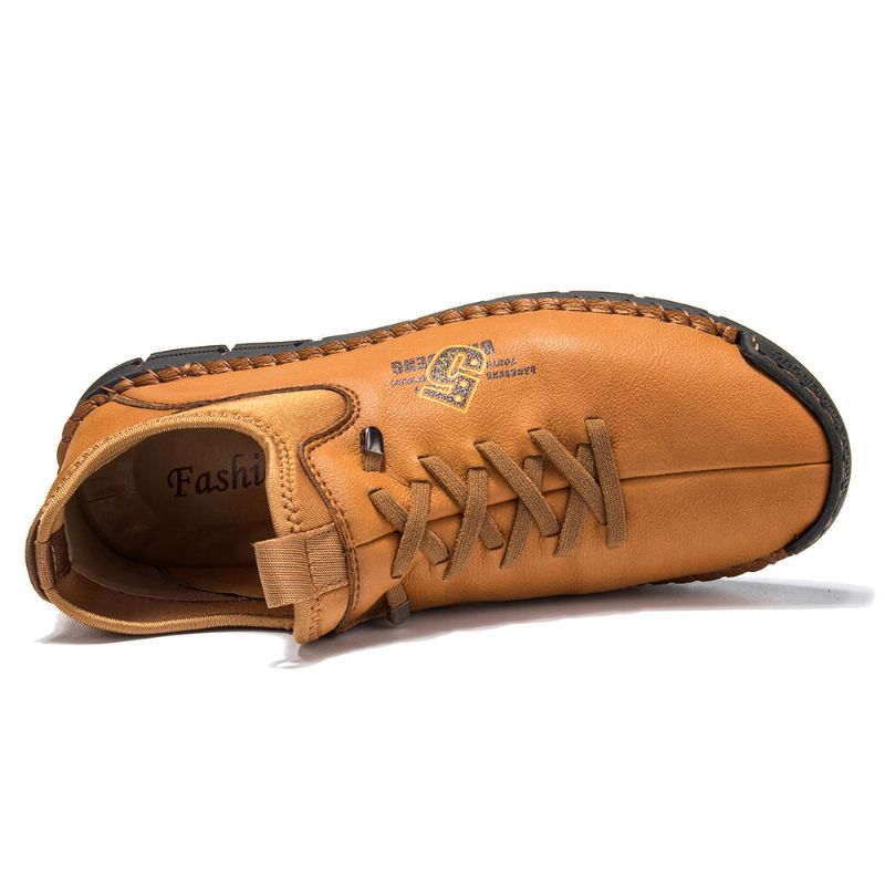 Zapatos Casuales De Negocios De Suela Suave Antideslizante Para Empalmes A Mano Para Hombres