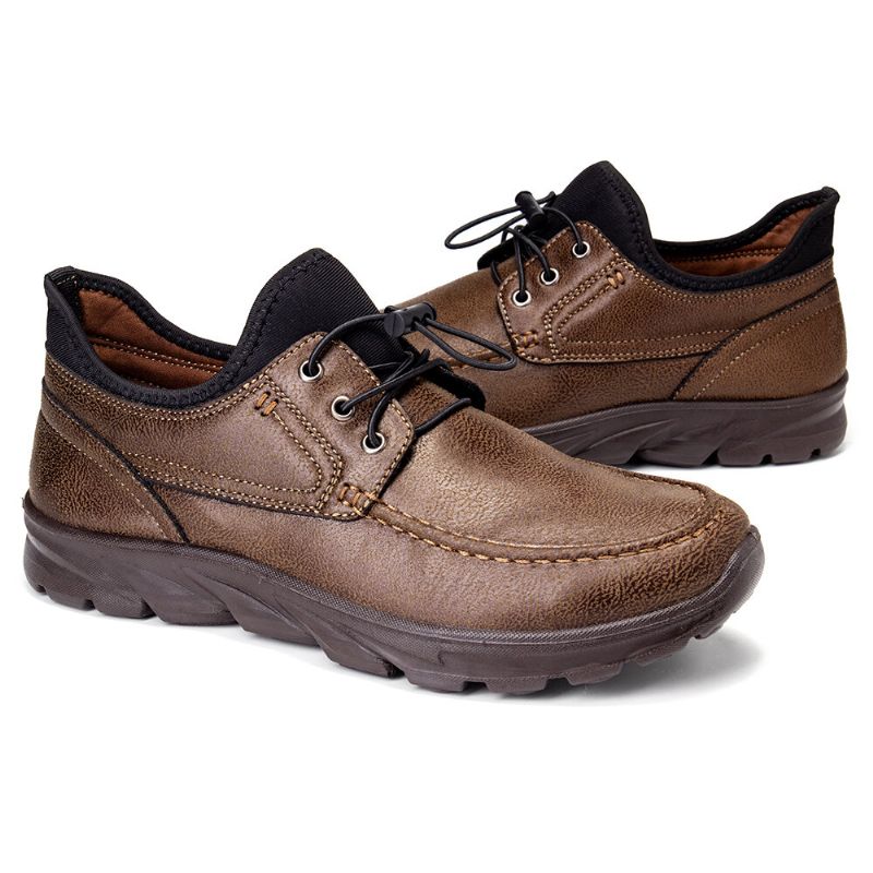 Zapatos Casuales Sin Cordones Elásticos Cómodos Y Ligeros Para Hombre