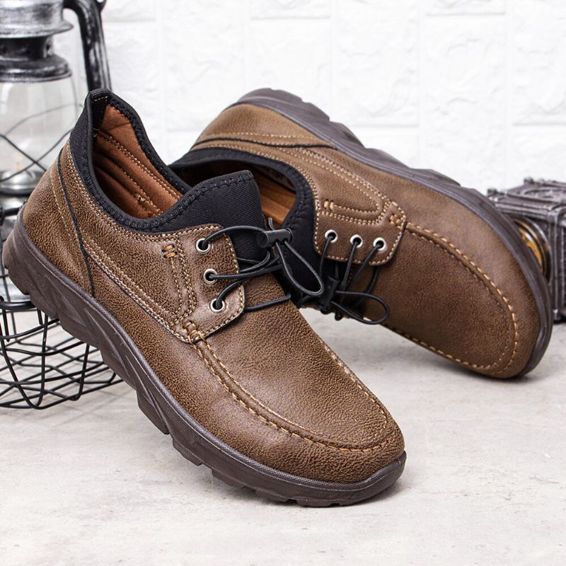 Zapatos Casuales Sin Cordones Elásticos Cómodos Y Ligeros Para Hombre