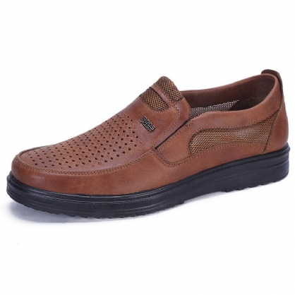 Zapatos Casuales Transpirables Con Suela Suave Ahuecados Para Hombres