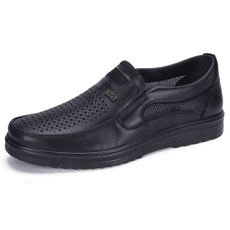 Zapatos Casuales Transpirables Con Suela Suave Ahuecados Para Hombres