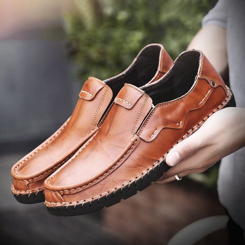 Zapatos De Conducción Casuales Antideslizantes Suaves Y Cómodos Para Hombre