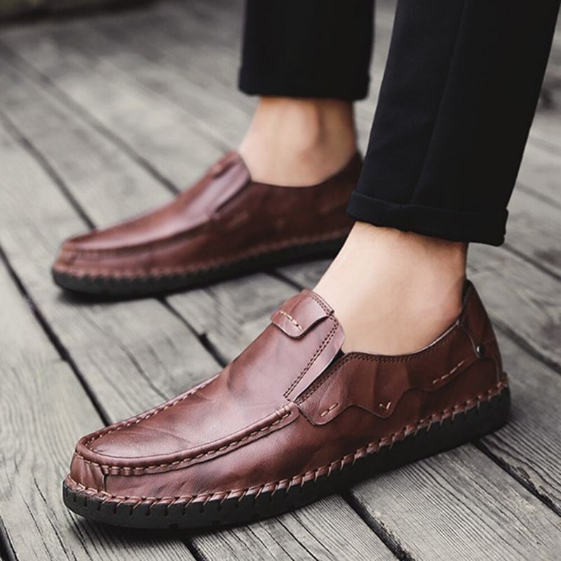 Zapatos De Conducción Casuales Antideslizantes Suaves Y Cómodos Para Hombre