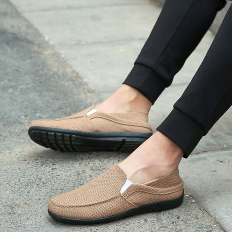 Zapatos De Moda Para Hombre Pisos Casuales Ligeros Suaves