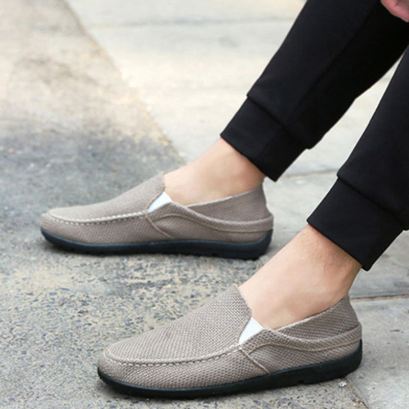 Zapatos De Moda Para Hombre Pisos Casuales Ligeros Suaves