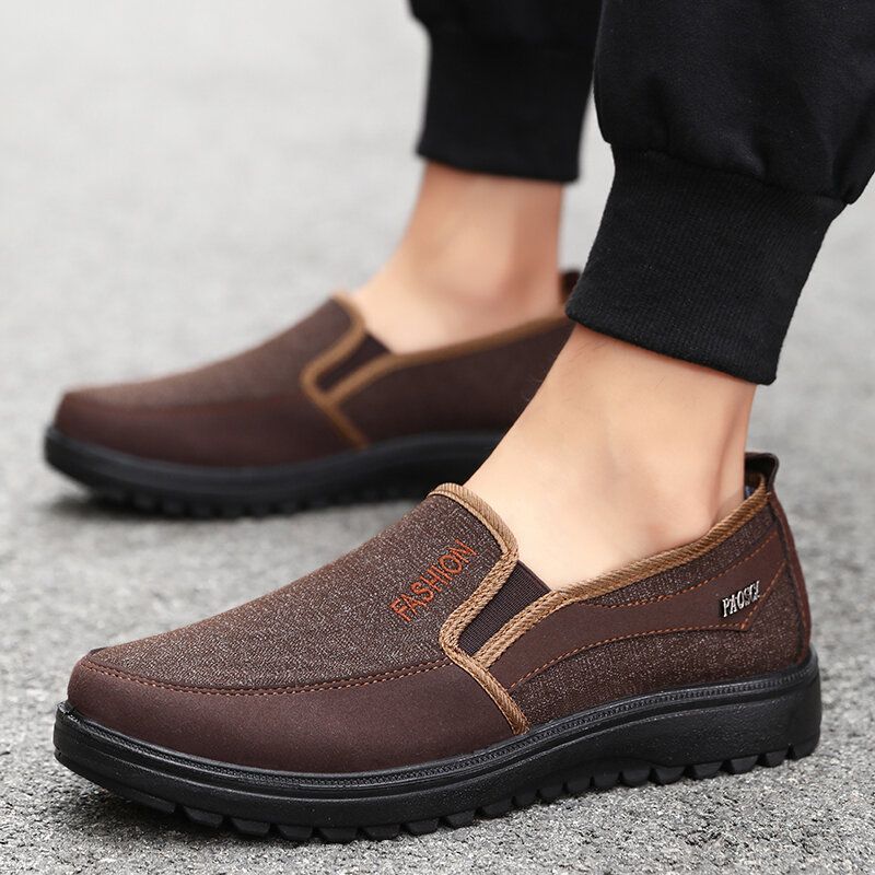 Zapatos Para Caminar Casuales De Tela Transpirable Cómodos Y Cómodos Para Hombre