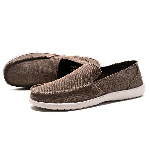 Zapatos Planos De Ocio Para Hombre Zapatos Casuales Sin Cordones Zapatillas De Deporte De Suela Blanda