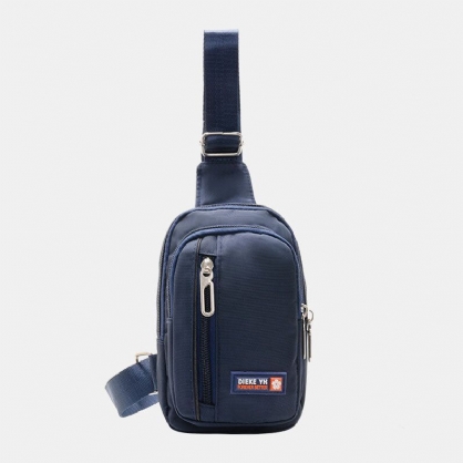 Bolso Bandolera Multibolsillos Deportivo De Nailon Para Hombre Bolso Bandolera En El Pecho