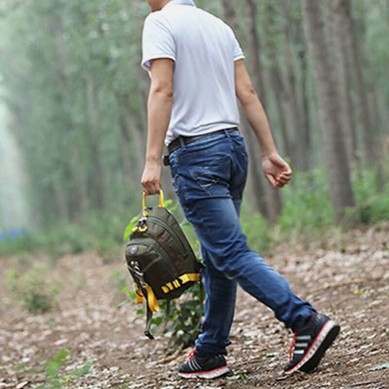 Hombres Moda Casual Bolsa De Pecho Impermeable Mochila Bolsa De Hombro Para Exteriores