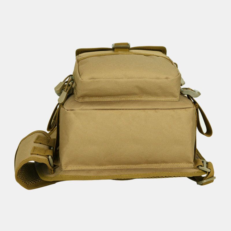 Hombres Nylon Camuflaje Táctico Montar Camping Deporte Bolsa De Hombro Al Aire Libre Bolsa De Pecho