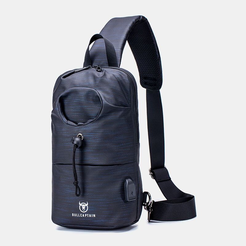 Hombres Oxford Cloth Casual Travel Outdoor Sport Chest Bag Sling Bag Crossbody Bag