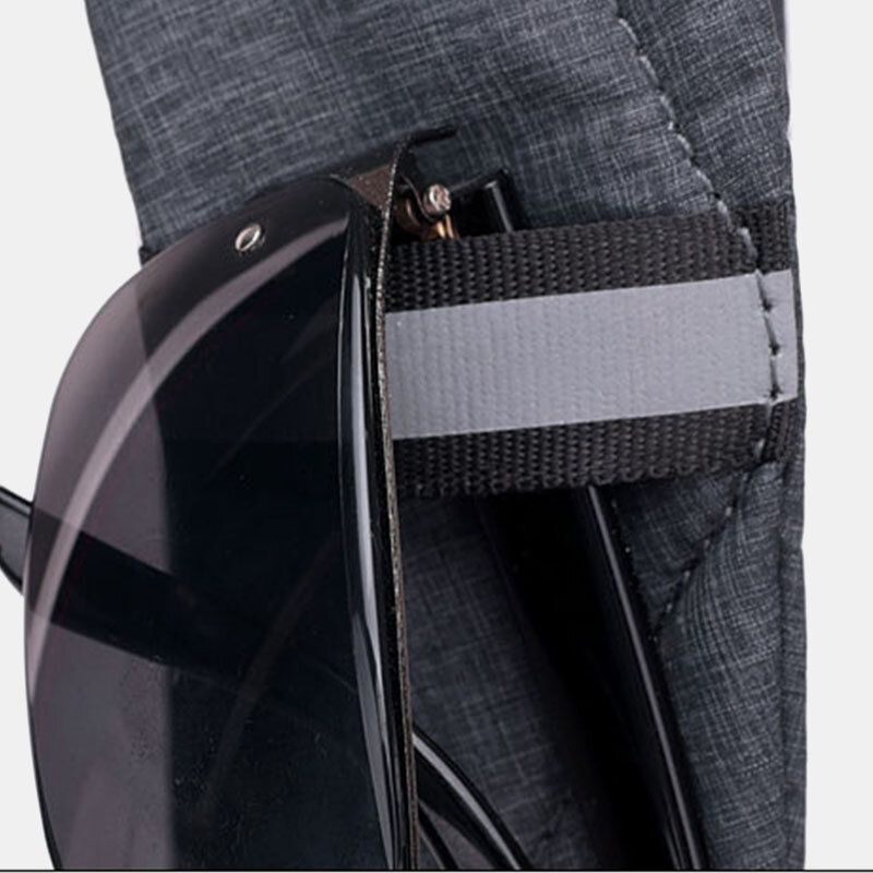 Hombres Poliéster Gran Capacidad Multibolsillos Impermeable Casual Bolso Bandolera Bolso Bandolera Bolso Bandolera