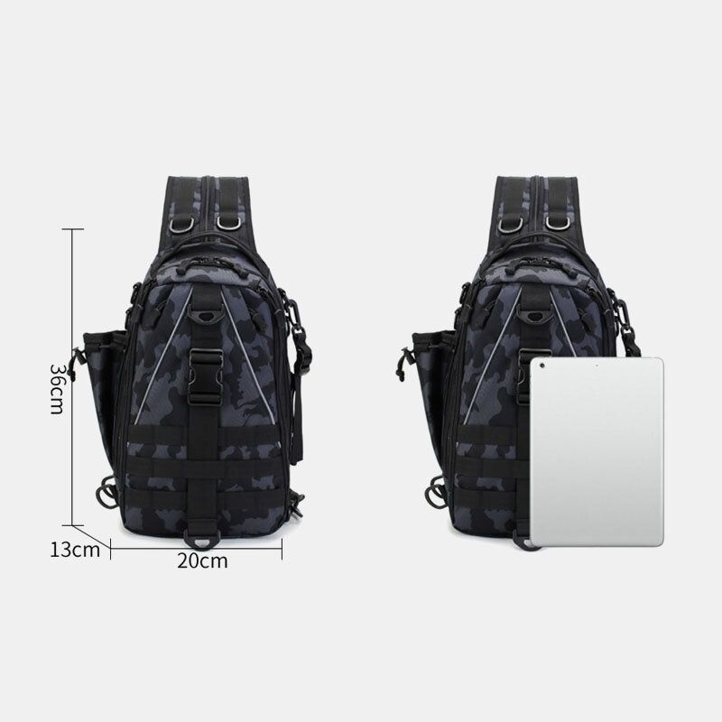 Mochila Táctica Multifunción Para Hombre Bandolera Informal Bandolera Bandolera Bolsa De Pecho Para Exteriores