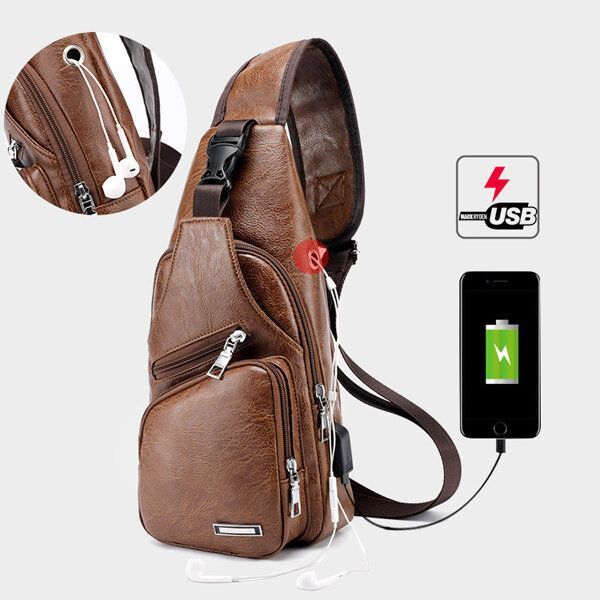 Mochila De Viaje Antirrobo Resistente Al Hombro Para Hombres Al Aire Libre Con Puerto De Carga Usb