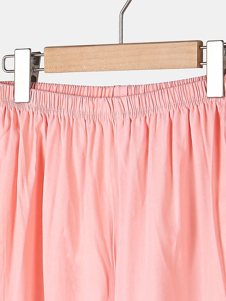 Conjuntos De Pijamas Largos De Solapa Con Apliques De Dibujos Animados De 100% Algodón Para Mujeres De Talla Grande Con Encuadernación En Contraste