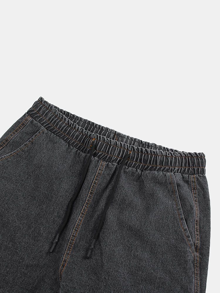 Pantalones De Harén Casuales Gruesos Cómodos Y Holgados De Algodón Para Hombre