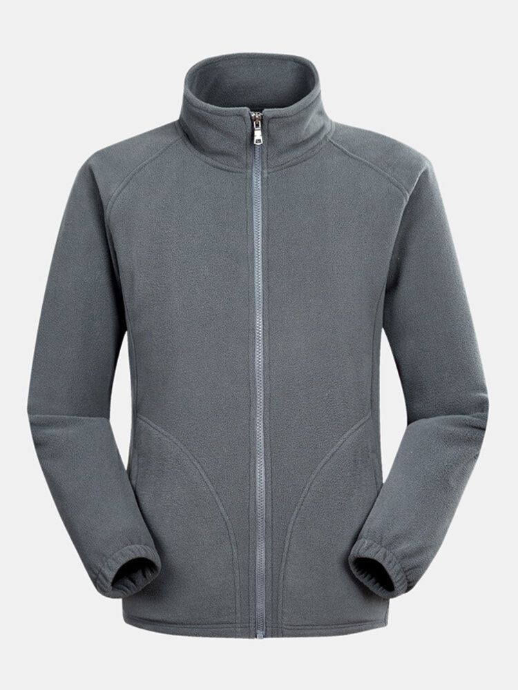 Abrigo Nuevo Para Hombre Chaqueta De Lana Con Cuello Informal De Color Sólido De Doble Cara