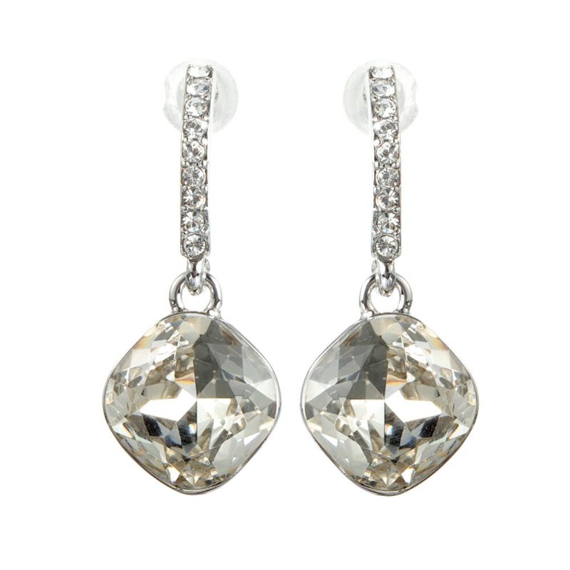 Pendiente De Gota De Cristal Clásico Pendientes De Mujer De Diamantes De Imitación Deslumbrantes Elegantes El Mejor Regalo