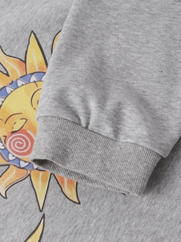 Sudaderas De Algodón Con Cuello Redondo Y Gráfico Celestial De Sun & Moon Para Hombre