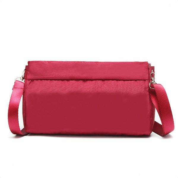 Bolsa De Almacenamiento De Pasaporte De Viaje Para Mujer Bolso Bandolera Impermeable De Nailon