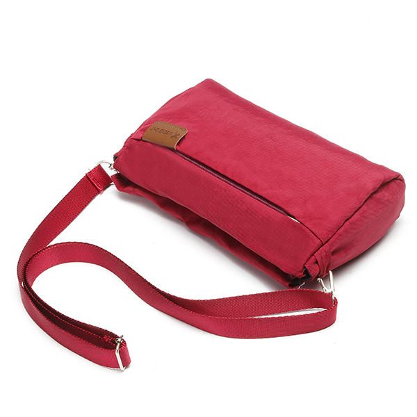 Bolsa De Almacenamiento De Pasaporte De Viaje Para Mujer Bolso Bandolera Impermeable De Nailon