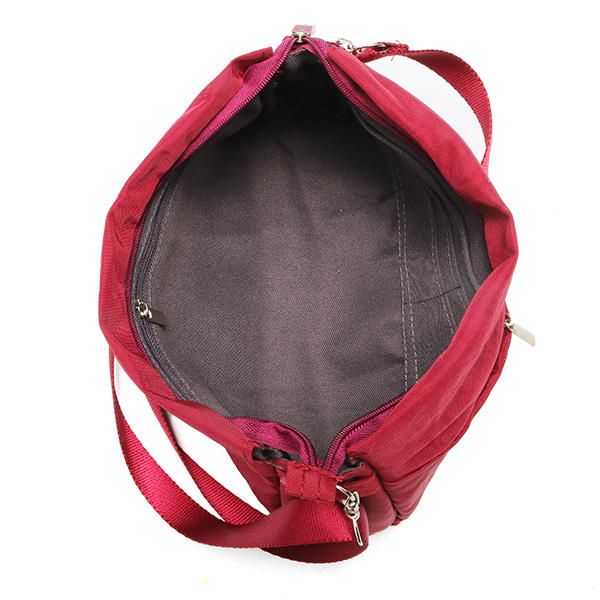 Bolsa De Almacenamiento De Pasaporte De Viaje Para Mujer Bolso Bandolera Impermeable De Nailon