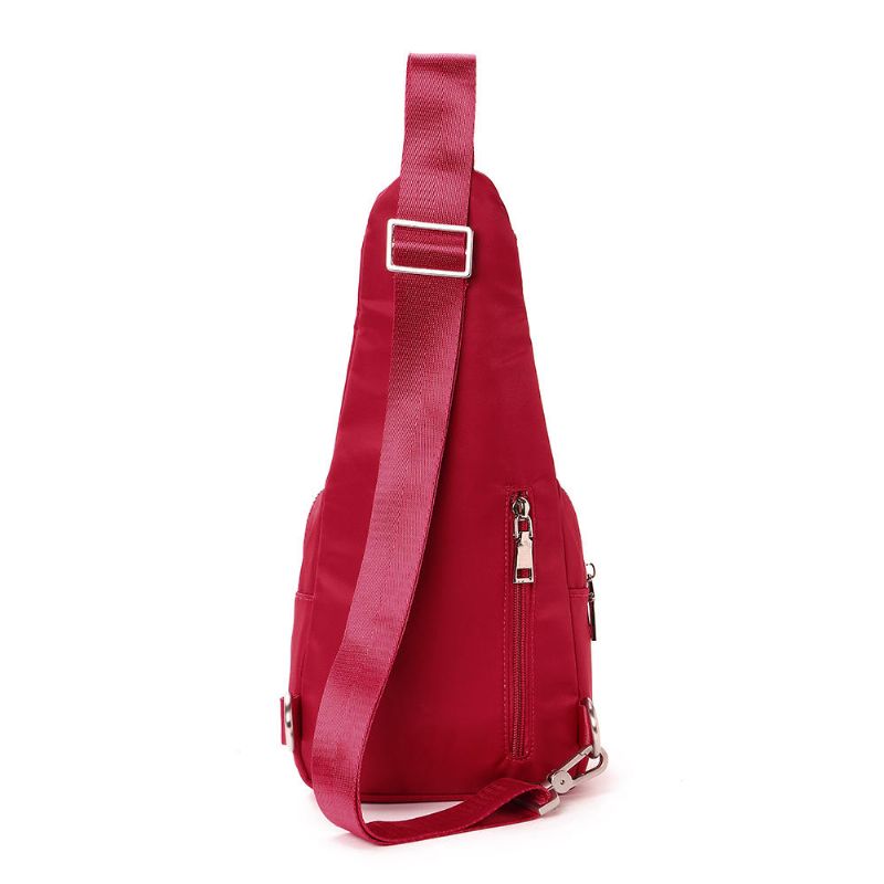 Bolsa De Pecho De Ocio Informal Impermeable De Nailon Para Mujer