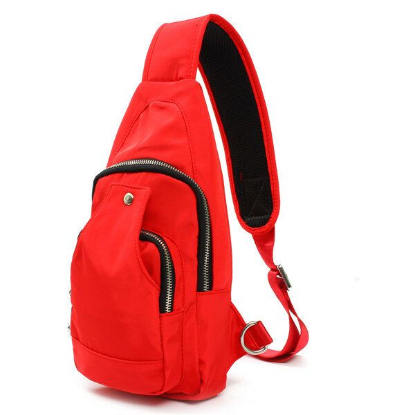 Bolsas De Pecho De Nailon Para Hombres Y Mujeres Bolsas Cruzadas Impermeables Deportivas Bolsas Informales Para Exteriores