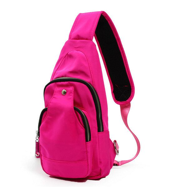 Bolsas De Pecho De Nailon Para Hombres Y Mujeres Bolsas Cruzadas Impermeables Deportivas Bolsas Informales Para Exteriores