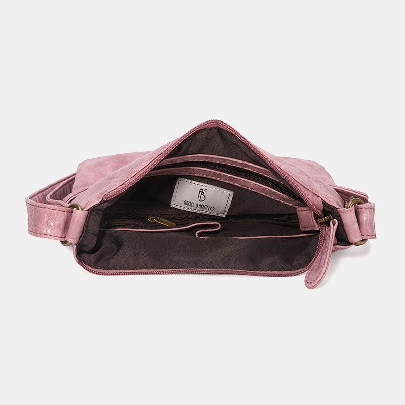 Bolso Bandolera Antirrobo Multibolsillos Impermeable Para Mujer