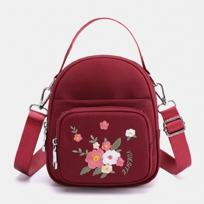 Bolso Bandolera Bordado A La Moda Para Mujer