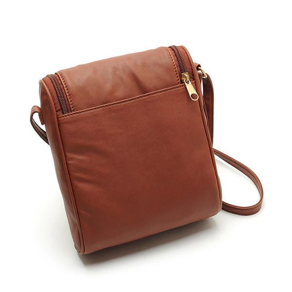 Bolso Bandolera Casual De Cuero Pu Para Mujer