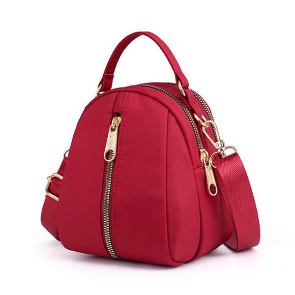 Bolso Bandolera Casual Impermeable De Nailon Para Mujer Bolso De Múltiples Ranuras