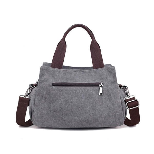 Bolso Bandolera Chino De Lona Lotus Para Mujer