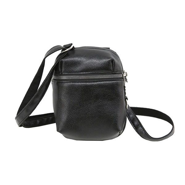 Bolso Bandolera Con Cremallera Salvaje Simple Pu Para Mujer