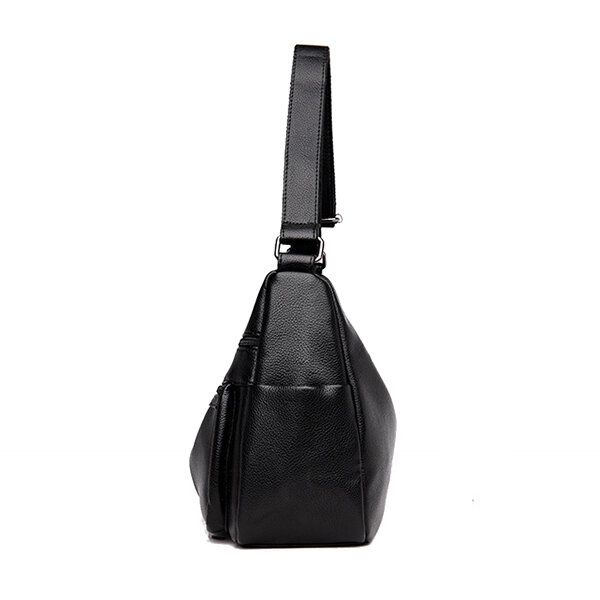 Bolso Bandolera Con Múltiples Ranuras De Cuero Suave Para Mujer Bolsos De Hombro De Ocio