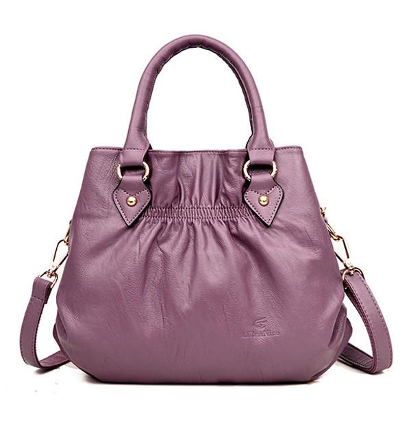 Bolso Bandolera De Cuero Pu Para Mujer Bolso Bandolera 3 Bolsos Principales