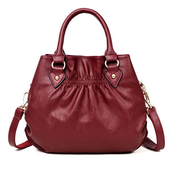 Bolso Bandolera De Cuero Pu Para Mujer Bolso Bandolera 3 Bolsos Principales