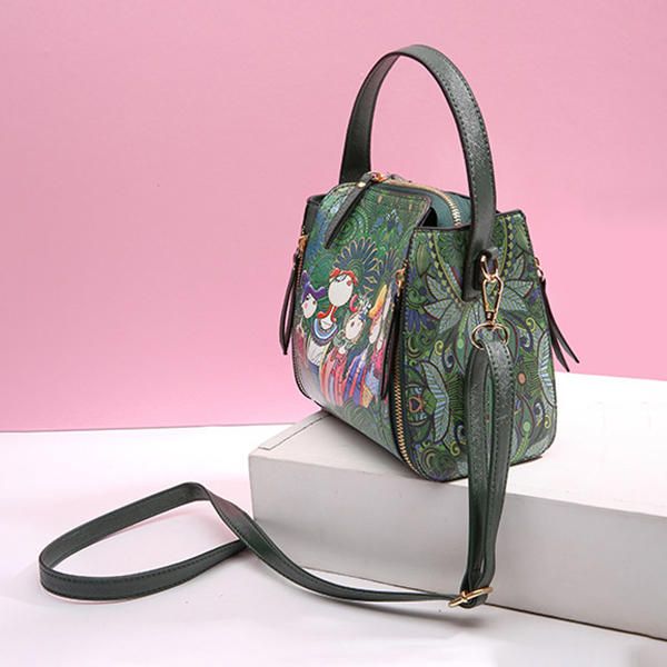 Bolso Bandolera Elegante De Cuero Para Mujer Bolso Bandolera