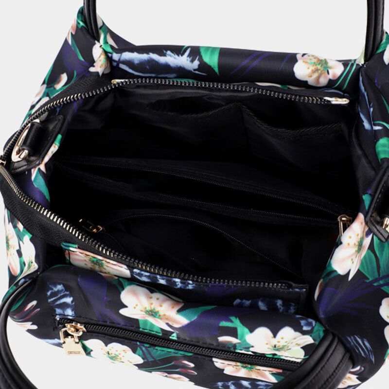 Bolso Bandolera Estampado De Flores De Moda Para Mujer