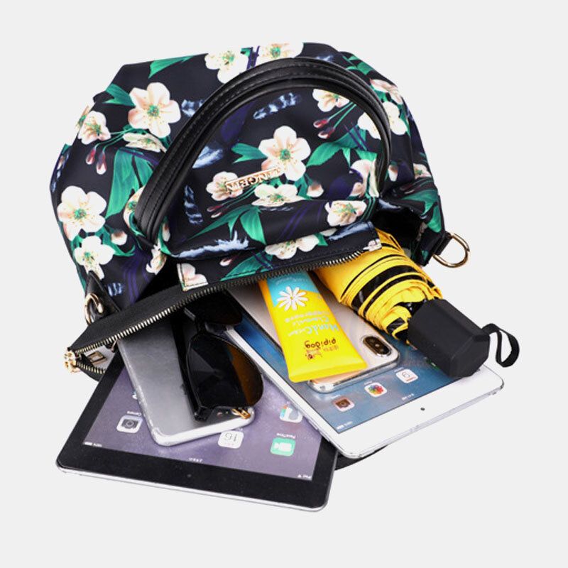 Bolso Bandolera Estampado De Flores De Moda Para Mujer