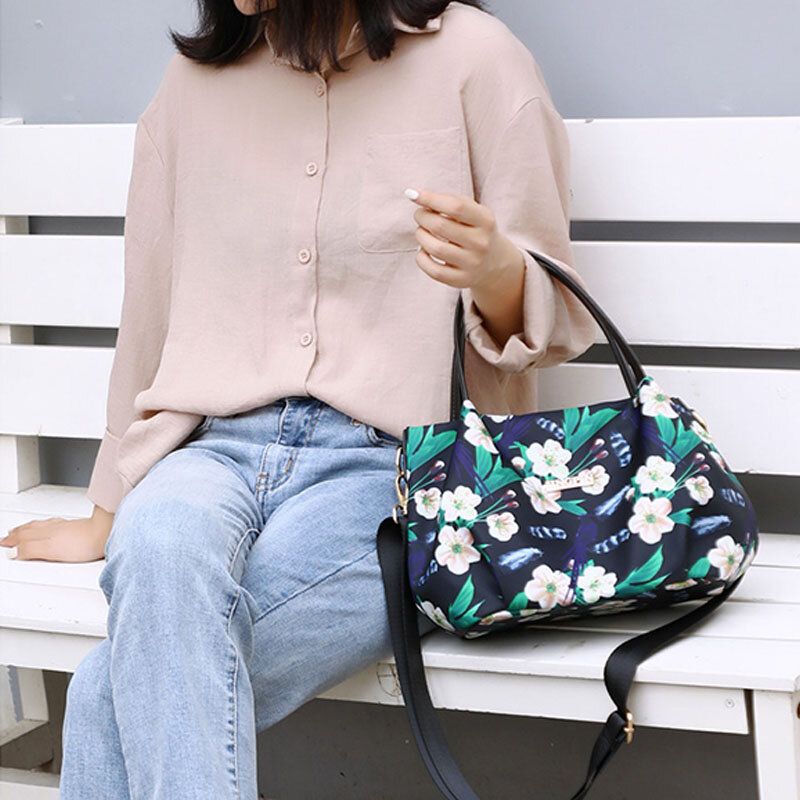 Bolso Bandolera Estampado De Flores De Moda Para Mujer